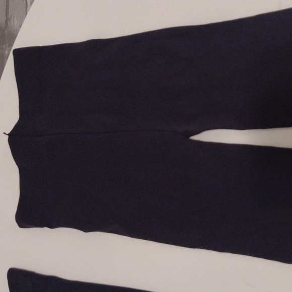 NEW Set of Two Thick Opaque Dark Charcoal Gray Footed Tights Size Small - Picture 3 of 13